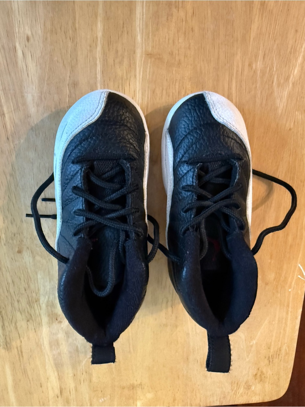 Jordan Kids Black and White Sneakers